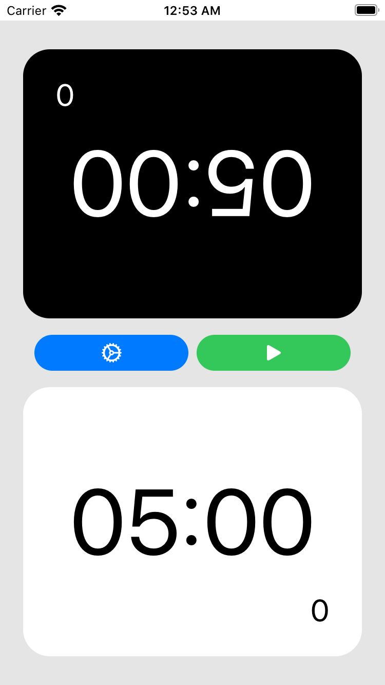 ChessClocks game start